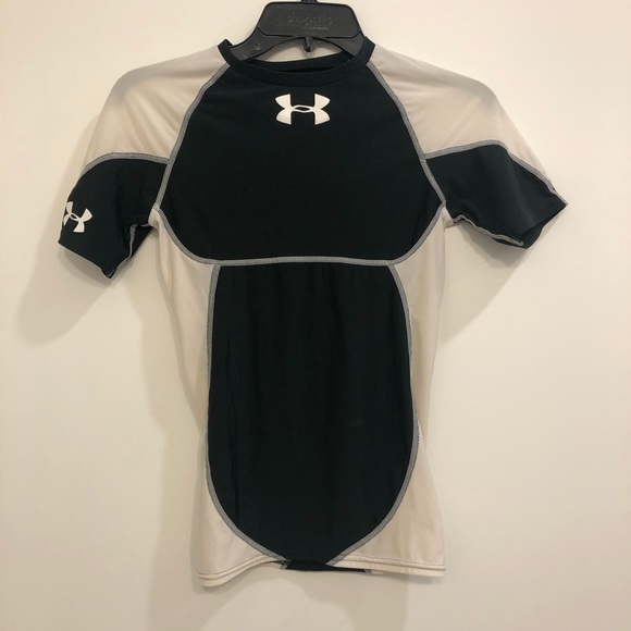 Under Armour Shirts Under Armor Compression Shirt Black White Small